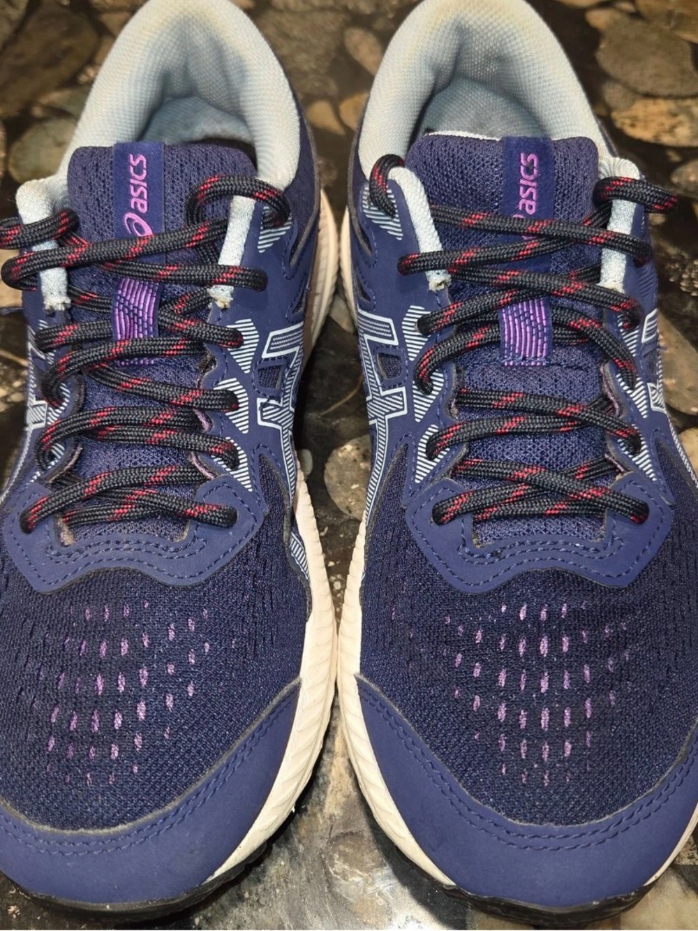 ASICS Gel-Contend 9 Women Blue Pink AmpliFoam Running Shoes Size 7.5 - Picture 3 of 8